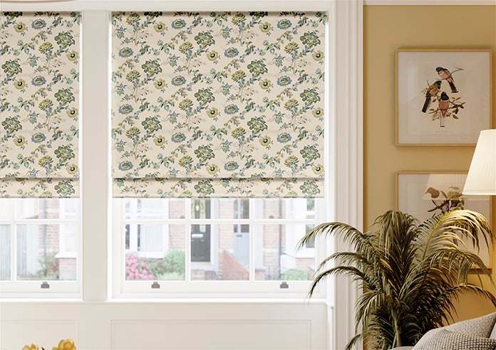 Land & Shore Orchard, Green - Twist&Fit Roman Blind - Image 3